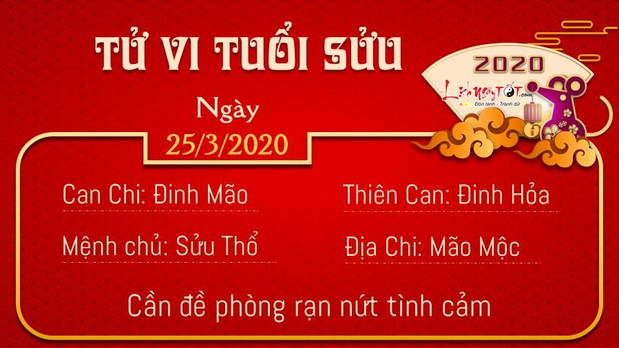 Tử vi thứ 4 ngày 25/03/2020 của 12 con giáp: Tị hao tài, Mùi có lộc - 1 Tử vi thứ 4 ngày 25/03/2020 của 12 con giáp: Tị hao tài, Mùi có lộc - 1