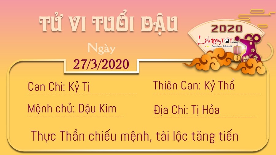 Tử vi thứ 6 ngày 27/03/2020 của 12 con giáp: Dậu thăng tiến, Mão gặp tiểu nhân - 9 Tử vi thứ 6 ngày 27/03/2020 của 12 con giáp: Dậu thăng tiến, Mão gặp tiểu nhân - 9