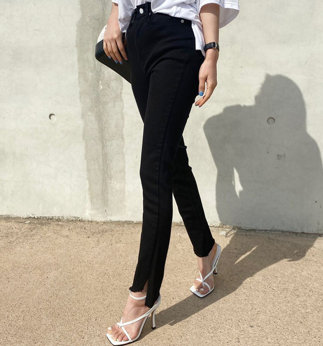 4 lối lên đồ với skinny jeans đảm bảo 'ăn tiền', vừa tôn dáng lại vừa trendy chẳng ai dám chê bạn lỗi mốt - 14 4 lối lên đồ với skinny jeans đảm bảo 'ăn tiền', vừa tôn dáng lại vừa trendy chẳng ai dám chê bạn lỗi mốt - 14
