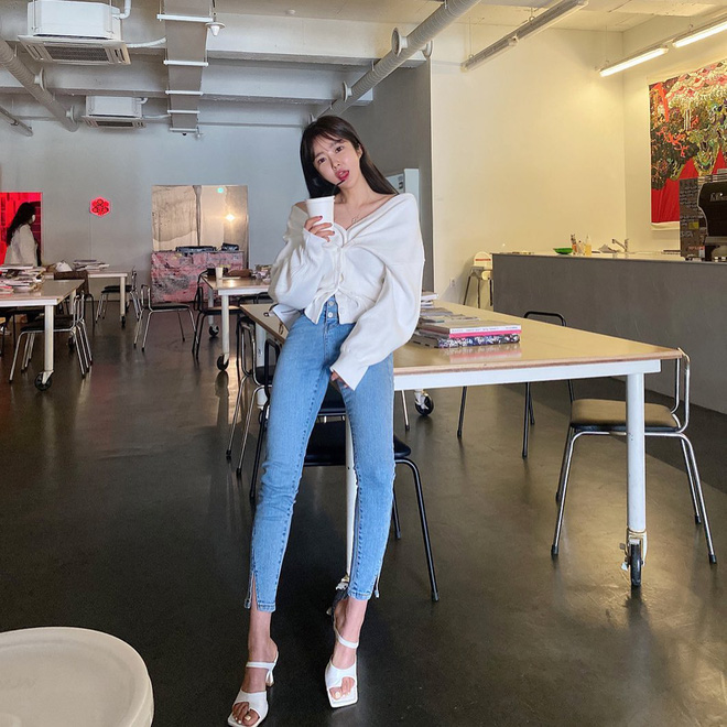 4 lối lên đồ với skinny jeans đảm bảo 'ăn tiền', vừa tôn dáng lại vừa trendy chẳng ai dám chê bạn lỗi mốt - 8 4 lối lên đồ với skinny jeans đảm bảo 'ăn tiền', vừa tôn dáng lại vừa trendy chẳng ai dám chê bạn lỗi mốt - 8