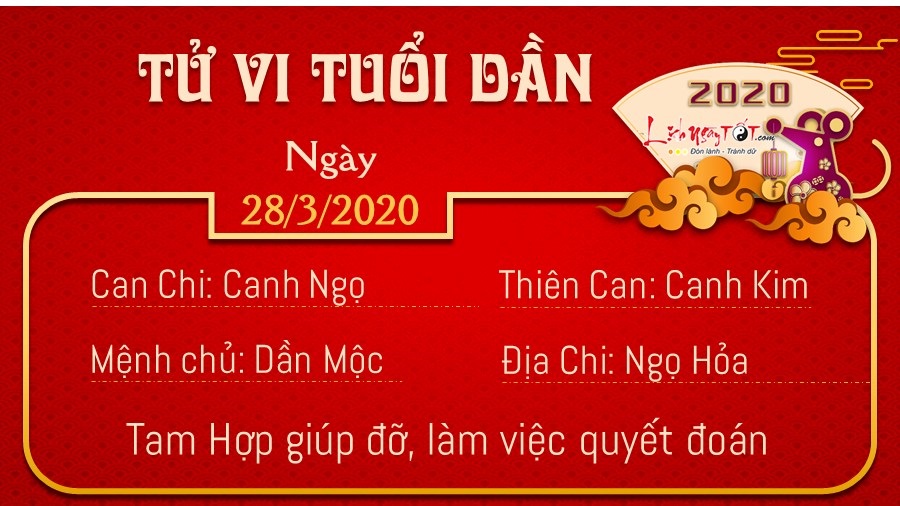 Tử vi thứ 7 ngày 28/03/2020 của 12 con giáp: Tị gặp quý nhân, Mão chú ý chi tiêu - 2 Tử vi thứ 7 ngày 28/03/2020 của 12 con giáp: Tị gặp quý nhân, Mão chú ý chi tiêu - 2