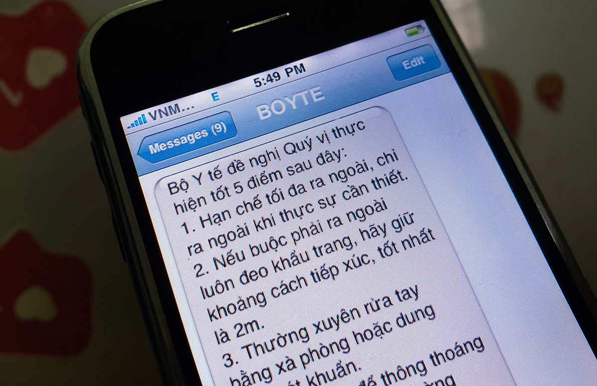 Chính phủ gửi tin nhắn SMS tới toàn dân thế nào Chính phủ gửi tin nhắn SMS tới toàn dân thế nào