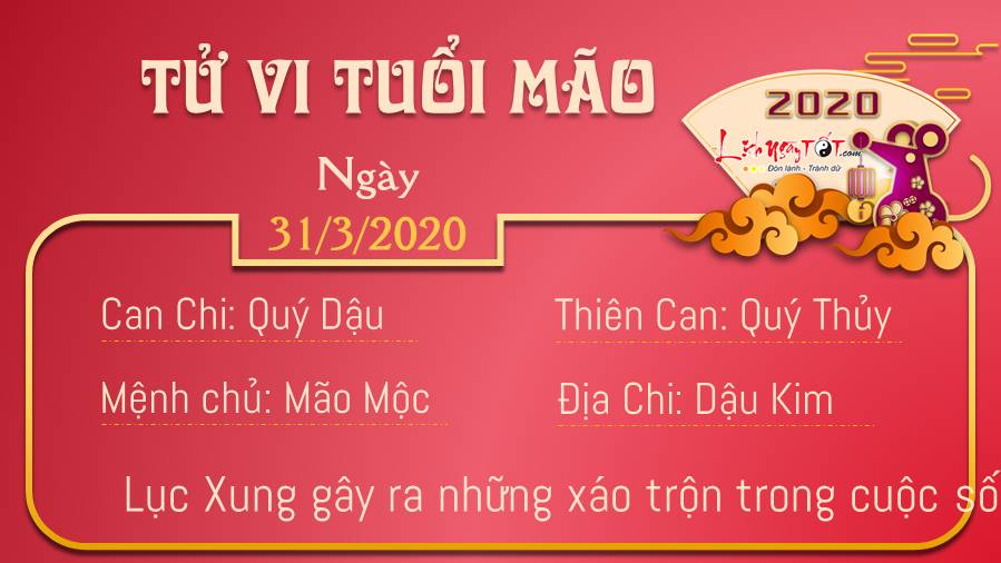 Tử vi thứ 3 ngày 31/03/2020 của 12 con giáp: Tuất khó xử, Hợi không biết làm gì - 3 Tử vi thứ 3 ngày 31/03/2020 của 12 con giáp: Tuất khó xử, Hợi không biết làm gì - 3