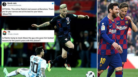 Rakitic nhạo báng Messi, xác định chấm dứt sự nghiệp ở Barca