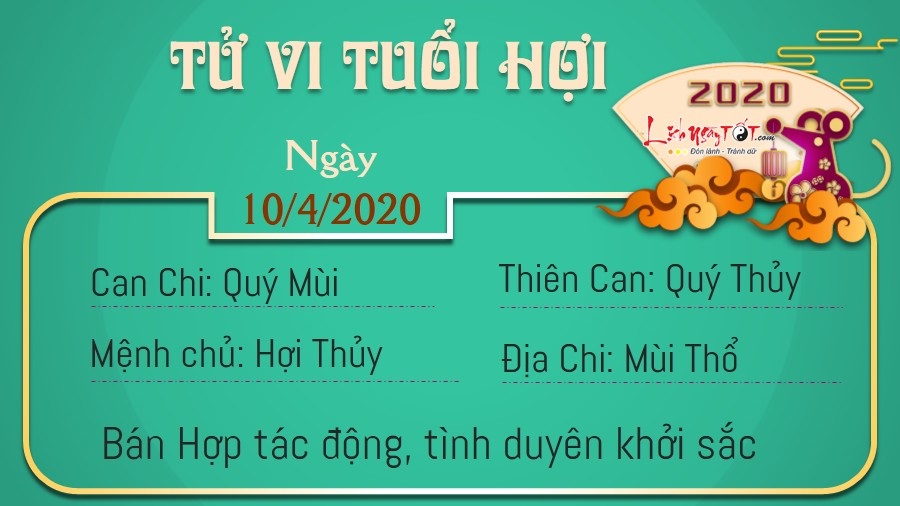 Tử vi thứ 6 ngày 10/04/2020 của 12 con giáp: Tị phát tài, Tuất cãi vã - 11 Tử vi thứ 6 ngày 10/04/2020 của 12 con giáp: Tị phát tài, Tuất cãi vã - 11