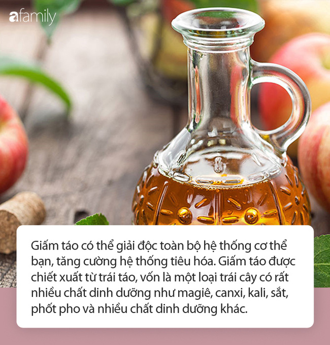 Chỉ 2 thìa giấm táo mỗi ngày, gan thận được giải độc, da lại sáng bóng không tì vết: Hãy nghe khuyến cáo của chuyên gia trước khi áp dụng Chỉ 2 thìa giấm táo mỗi ngày, gan thận được giải độc, da lại sáng bóng không tì vết: Hãy nghe khuyến cáo của chuyên gia trước khi áp dụng