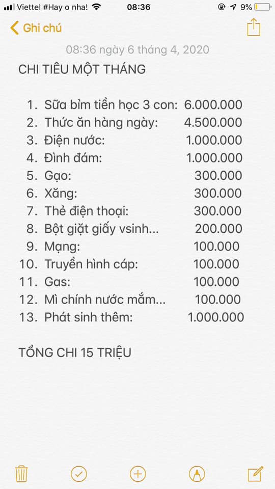 Chi tiêu 15 triệu một tháng cho 6 người vẫn bị mẹ chồng chê hoang phí, con dâu có cách đáp trả thông minh thế này đây! Chi tiêu 15 triệu một tháng cho 6 người vẫn bị mẹ chồng chê hoang phí, con dâu có cách đáp trả thông minh thế này đây!