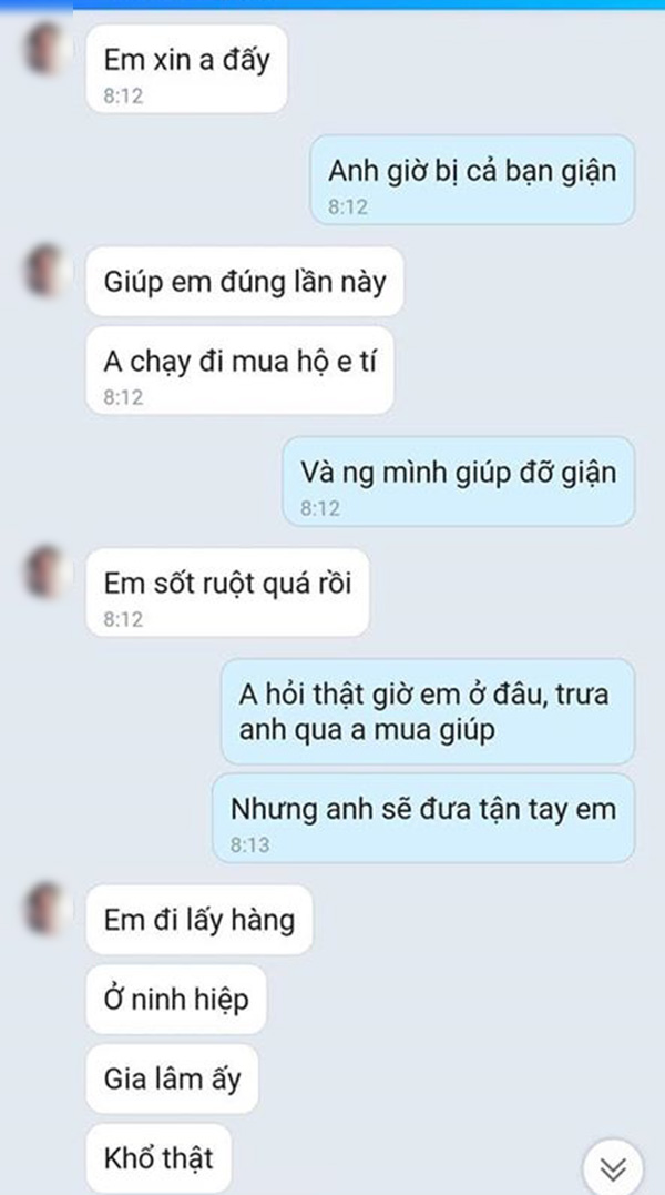 Chàng trai nhẹ dạ cả tin bị cô gái đào mỏ lừa 3 lần liên tiếp, tổng cộng mất 3 thẻ cào 200k - 8 Chàng trai nhẹ dạ cả tin bị cô gái đào mỏ lừa 3 lần liên tiếp, tổng cộng mất 3 thẻ cào 200k - 8