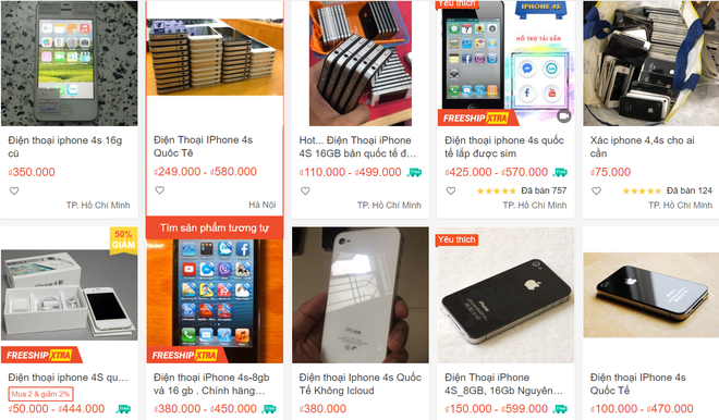 iPhone đời cũ giá chỉ 300.000 đồng bán tràn lan - 1 iPhone đời cũ giá chỉ 300.000 đồng bán tràn lan - 1