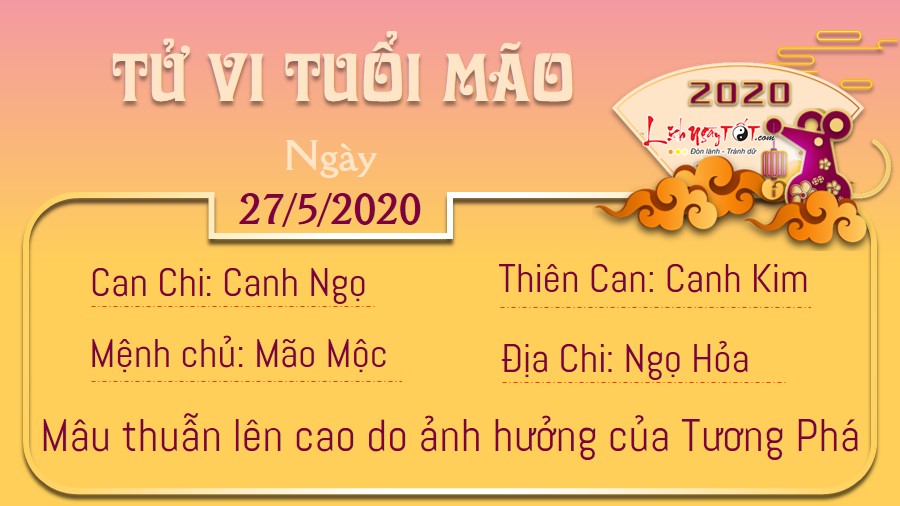 Tử vi thứ 4 ngày 27/05/2020 của 12 con giáp: Dần có tin vui tài lộc, Dậu lơ đãng - 3 Tử vi thứ 4 ngày 27/05/2020 của 12 con giáp: Dần có tin vui tài lộc, Dậu lơ đãng - 3