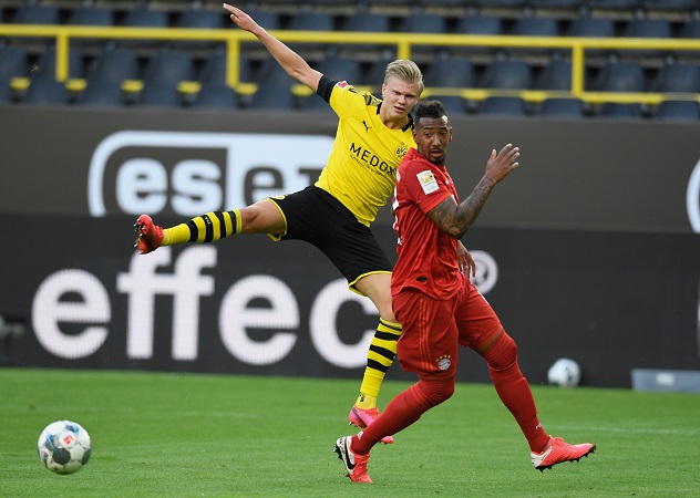 Haaland mờ nhạt, Dortmund gục ngã trước Bayern Munich Haaland mờ nhạt, Dortmund gục ngã trước Bayern Munich