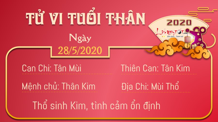 Tử vi thứ 5 ngày 28/05/2020 của 12 con giáp: Dần tài chính rủng rỉnh, Ngọ đề phòng tiểu nhân - 8 Tử vi thứ 5 ngày 28/05/2020 của 12 con giáp: Dần tài chính rủng rỉnh, Ngọ đề phòng tiểu nhân - 8