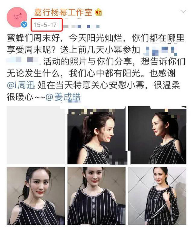 Loạt ảnh thời quá khứ bất ngờ bị 'đào mộ', Dương Mịch khiến fan lo lắng khi để lộ sẹo làm dấy lên nghi vấn ngược đãi bản thân bằng cách rạch cổ tay Loạt ảnh thời quá khứ bất ngờ bị 'đào mộ', Dương Mịch khiến fan lo lắng khi để lộ sẹo làm dấy lên nghi vấn ngược đãi bản thân bằng cách rạch cổ tay