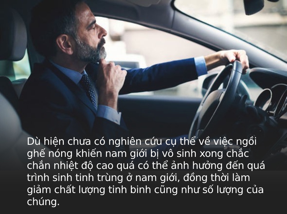 Cảnh báo: Ngồi ghế ô tô quá nóng trong ngày hè có thể khiến chị em bị viêm nhiễm vùng kín, đàn ông khó có con - 2 Cảnh báo: Ngồi ghế ô tô quá nóng trong ngày hè có thể khiến chị em bị viêm nhiễm vùng kín, đàn ông khó có con - 2