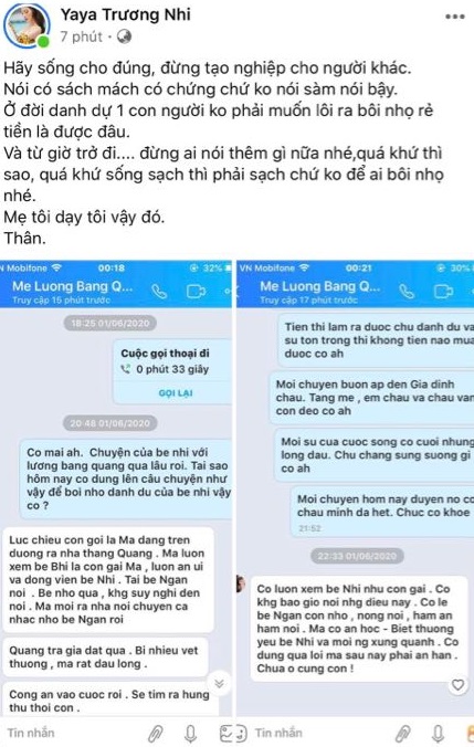 Bị nghi ngờ có liên quan đến vụ Lương Bằng Quang và Ngân 98 bị chặn đánh, Yaya Trương Nhi bức xúc lên tiếng - 1 Bị nghi ngờ có liên quan đến vụ Lương Bằng Quang và Ngân 98 bị chặn đánh, Yaya Trương Nhi bức xúc lên tiếng - 1