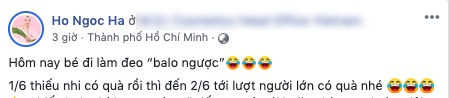 Hồ Ngọc Hà công khai chuyện 'đeo balo ngược', ngầm xác nhận mang thai là đây chứ đâu? Hồ Ngọc Hà công khai chuyện 'đeo balo ngược', ngầm xác nhận mang thai là đây chứ đâu?