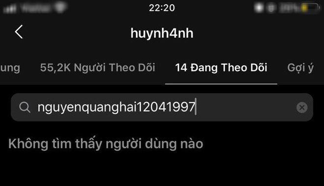 Chỉ 2 tiếng sau loạt động thái rạn nứt, Huỳnh Anh lại nhấn theo dõi tài khoản của Quang Hải, đặt lại trạng thái hẹn hò khiến dân mạng ngán ngẩm Chỉ 2 tiếng sau loạt động thái rạn nứt, Huỳnh Anh lại nhấn theo dõi tài khoản của Quang Hải, đặt lại trạng thái hẹn hò khiến dân mạng ngán ngẩm