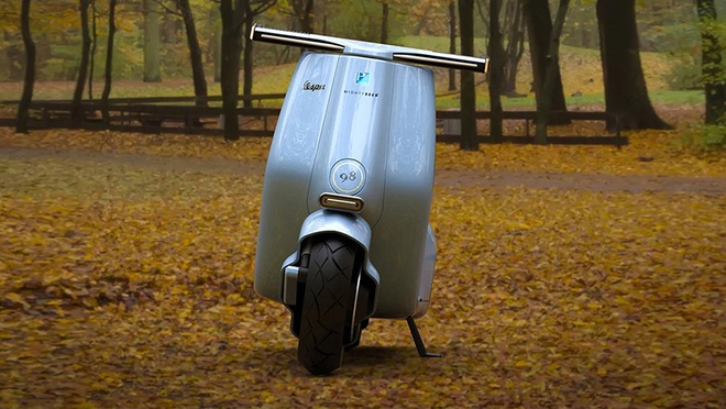 Vespa 98 Concept - xe điện mang thiết kế hoài cổ Vespa 98 Concept - xe điện mang thiết kế hoài cổ