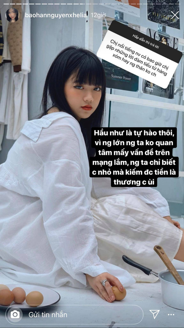 Gái xinh 2k có nửa triệu followers tiết lộ chưa bị hàng xóm đàm tiếu bao giờ vì 'nhỏ mà kiếm được tiền là được thương' - 4 Gái xinh 2k có nửa triệu followers tiết lộ chưa bị hàng xóm đàm tiếu bao giờ vì 'nhỏ mà kiếm được tiền là được thương' - 4