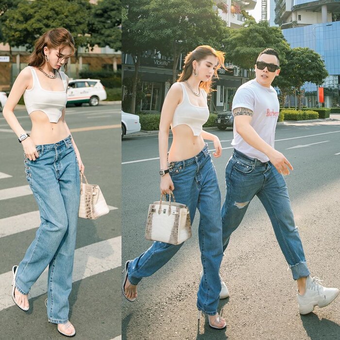 Sau Ngọc Trinh, lại có thêm một mỹ nhân dám chơi trội với chiếc quần jeans thách thức ánh nhìn Sau Ngọc Trinh, lại có thêm một mỹ nhân dám chơi trội với chiếc quần jeans thách thức ánh nhìn