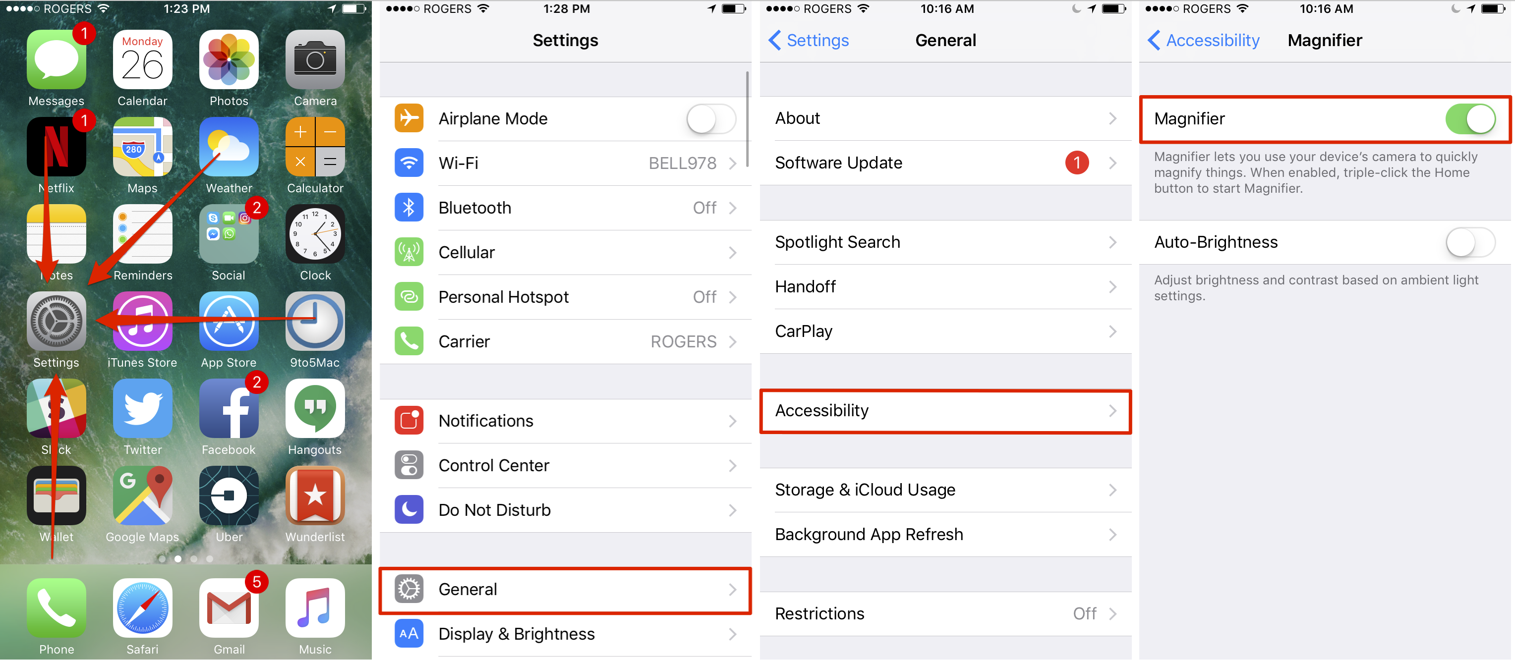 Cách hô biến iPhone thành kính lúp trong chớp mắt Cách hô biến iPhone thành kính lúp trong chớp mắt