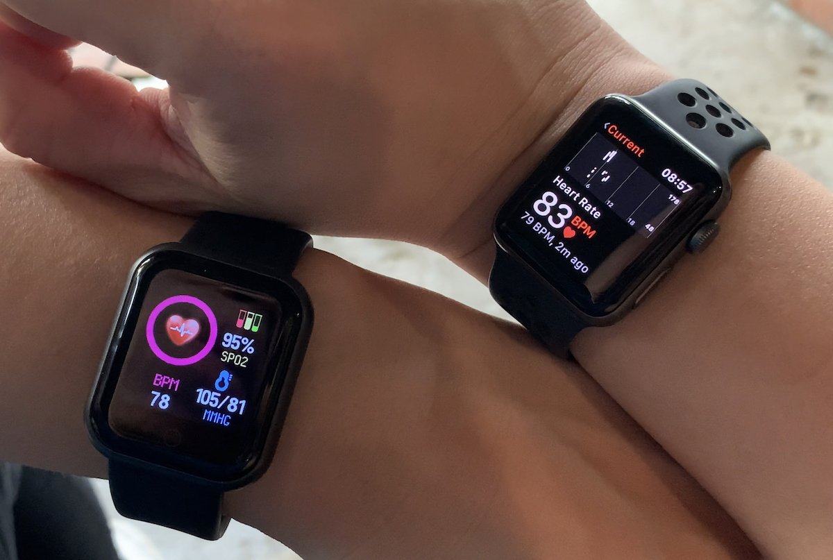 So sánh smartwatch 75.000 đồng và Apple Watch - 6 So sánh smartwatch 75.000 đồng và Apple Watch - 6