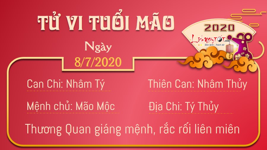 Tử vi thứ 4 ngày 08/07/2020 của 12 con giáp: Hợi có quý nhân phù trợ, Mão gặp rắc rối liên miên - 3 Tử vi thứ 4 ngày 08/07/2020 của 12 con giáp: Hợi có quý nhân phù trợ, Mão gặp rắc rối liên miên - 3