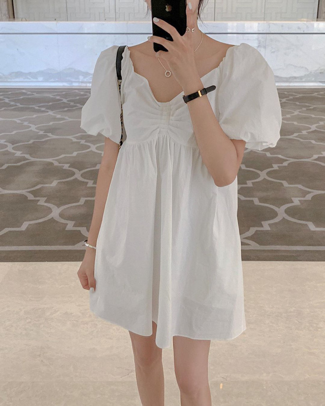 Váy babydoll đang được các 'bánh bèo' diện ầm ầm, các nàng còn chần chừ gì mà không 'múc' liền một em - 8 Váy babydoll đang được các 'bánh bèo' diện ầm ầm, các nàng còn chần chừ gì mà không 'múc' liền một em - 8