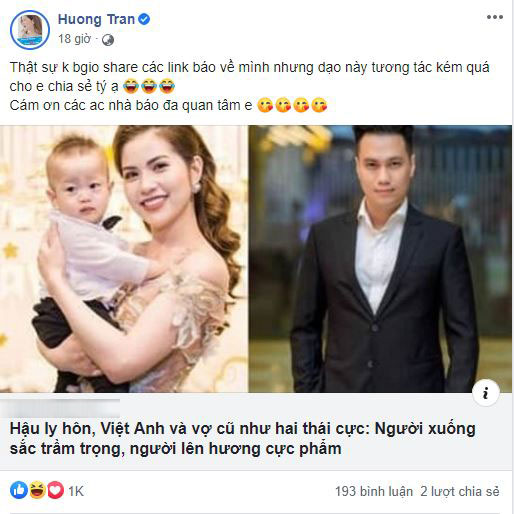 Việt Anh gây thất vọng với ngoại hình hậu thẩm mỹ, vợ cũ bất ngờ phát biểu: 'Rời vòng tay em là thế đó' Việt Anh gây thất vọng với ngoại hình hậu thẩm mỹ, vợ cũ bất ngờ phát biểu: 'Rời vòng tay em là thế đó'