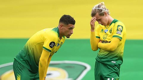 Norwich là đội đầu tiên xuống hạng tại Premier League 2019/20 Norwich là đội đầu tiên xuống hạng tại Premier League 2019/20