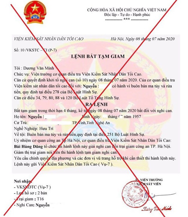 Người đàn ông mất trăm triệu tiền tiết kiệm vì tin 'lệnh bắt' rởm Người đàn ông mất trăm triệu tiền tiết kiệm vì tin 'lệnh bắt' rởm