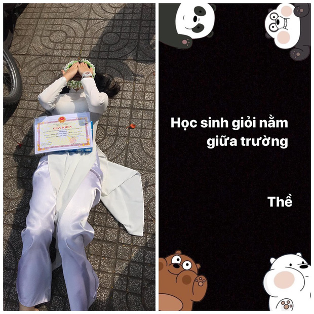 Chỉ vì 'lỡ mồm' thề thốt với đám bạn, nữ sinh 'số nhọ' được giấy khen học sinh giỏi nhưng vẫn phải nằm vật vã giữa sân trường Chỉ vì 'lỡ mồm' thề thốt với đám bạn, nữ sinh 'số nhọ' được giấy khen học sinh giỏi nhưng vẫn phải nằm vật vã giữa sân trường