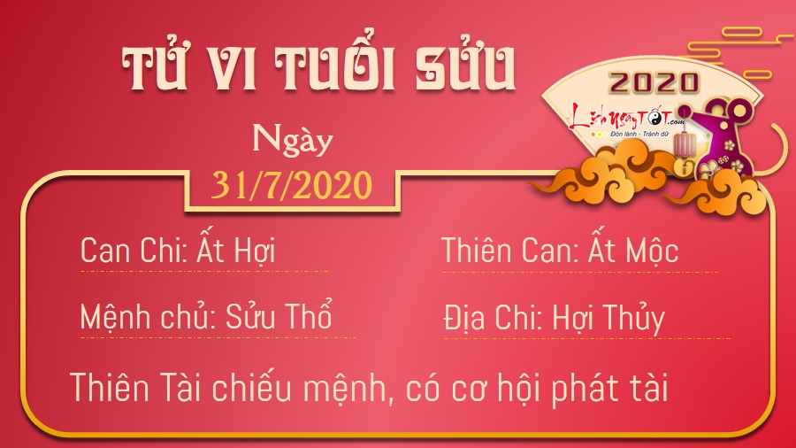 Tử vi thứ 6 ngày 31/07/2020 của 12 con giáp: Thìn có thưởng, Hợi bi quan - 1 Tử vi thứ 6 ngày 31/07/2020 của 12 con giáp: Thìn có thưởng, Hợi bi quan - 1