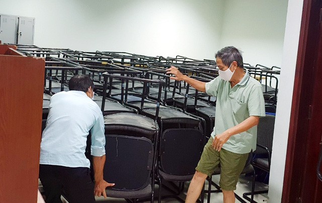 Mục sở thị cung thể thao gần 100.000m2 'biến thành' bệnh viện dã chiến ở Đà Nẵng - 6 Mục sở thị cung thể thao gần 100.000m2 'biến thành' bệnh viện dã chiến ở Đà Nẵng - 6