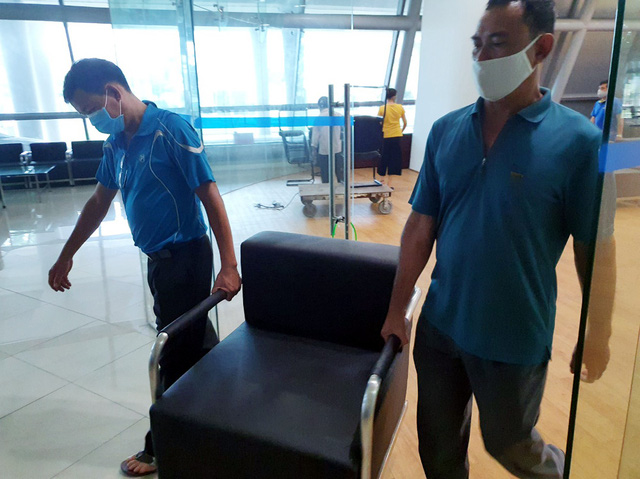 Mục sở thị cung thể thao gần 100.000m2 'biến thành' bệnh viện dã chiến ở Đà Nẵng - 7 Mục sở thị cung thể thao gần 100.000m2 'biến thành' bệnh viện dã chiến ở Đà Nẵng - 7