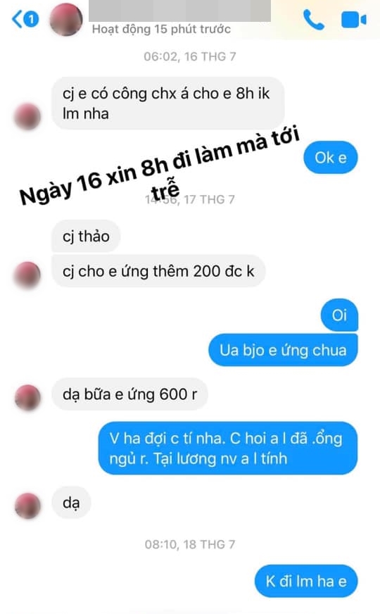 Đi làm thêm bị trừ hết lương còn phải đóng thêm tiền cho chủ, cô gái kêu than với dân mạng liền bị 'gạch đá' túi bụi - 4 Đi làm thêm bị trừ hết lương còn phải đóng thêm tiền cho chủ, cô gái kêu than với dân mạng liền bị 'gạch đá' túi bụi - 4