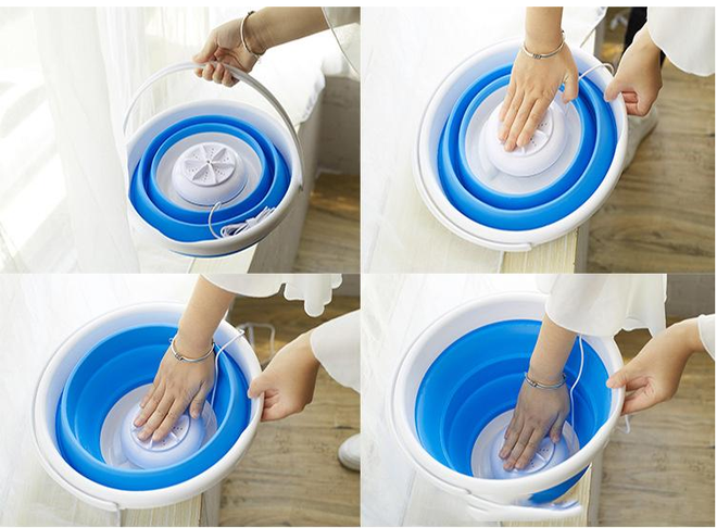 Mùa mưa đến, đổ xô đi mua máy giặt mini giá siêu rẻ, chỉ vài trăm nghìn đồng - 1 Mùa mưa đến, đổ xô đi mua máy giặt mini giá siêu rẻ, chỉ vài trăm nghìn đồng - 1