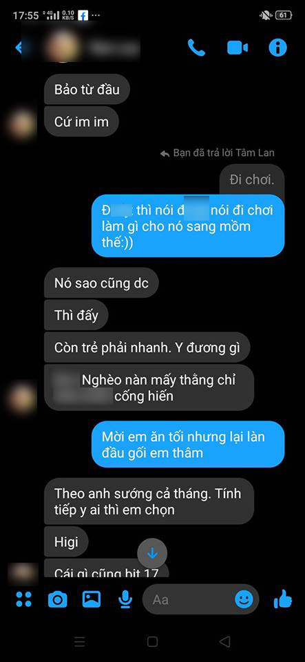 Gã biến thái dụ dỗ nữ sinh 17 tuổi: 'Cho em 500.000 đồng để đi chơi với anh', tăng giá lên 1 triệu vẫn không thành bèn quay sang giảng đạo lý - 7 Gã biến thái dụ dỗ nữ sinh 17 tuổi: 'Cho em 500.000 đồng để đi chơi với anh', tăng giá lên 1 triệu vẫn không thành bèn quay sang giảng đạo lý - 7