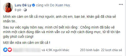 Sau vụ ẩu đả với antifan, Lưu Đê Ly chính thức lên tiếng: 'Mình vẫn tử tế tới tận giây phút cuối cùng' Sau vụ ẩu đả với antifan, Lưu Đê Ly chính thức lên tiếng: 'Mình vẫn tử tế tới tận giây phút cuối cùng'