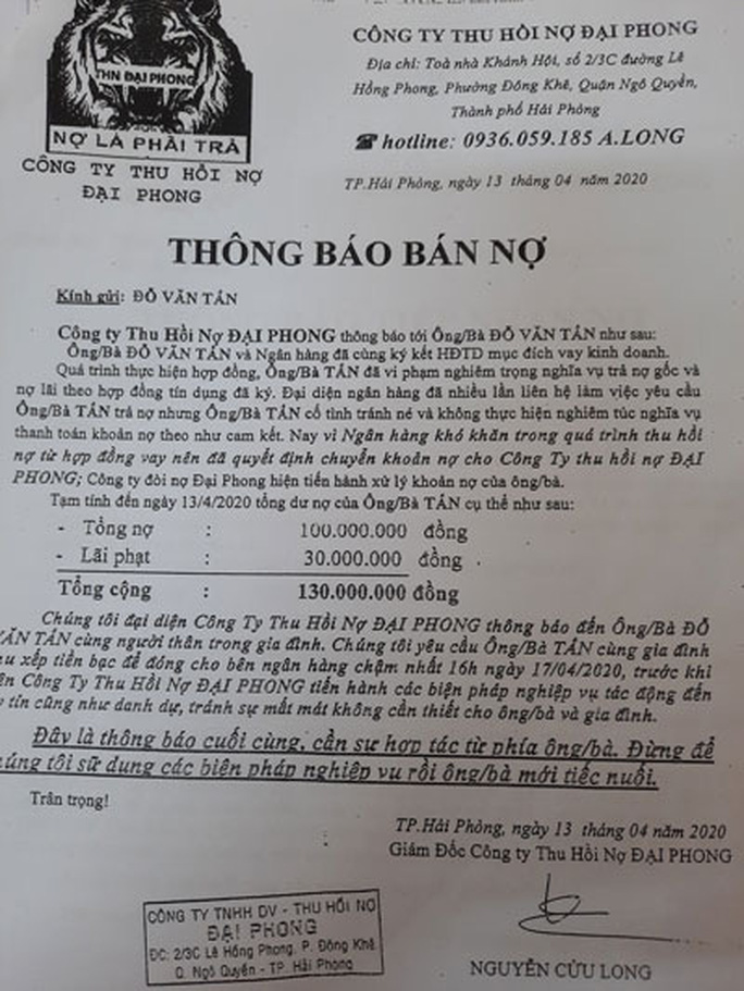 Cạm bẫy vay tiêu dùng lãi suất 'cắt cổ': Khốn khổ vì người lạ đòi nợ Cạm bẫy vay tiêu dùng lãi suất 'cắt cổ': Khốn khổ vì người lạ đòi nợ