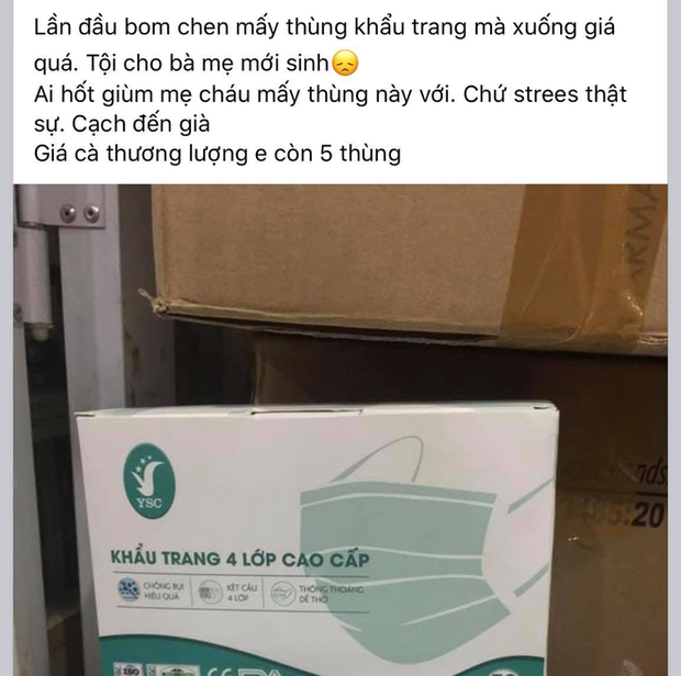 Khẩu trang đột ngột giảm hơn nửa giá, dân buôn nhận 'trái đắng' vì ôm hàng - 1 Khẩu trang đột ngột giảm hơn nửa giá, dân buôn nhận 'trái đắng' vì ôm hàng - 1