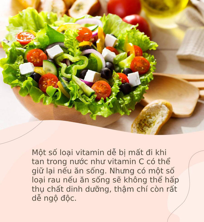 4 loại rau tuyệt đối không nên ăn sống, vừa không hấp thụ dinh dưỡng mà còn dễ ngộ độc 4 loại rau tuyệt đối không nên ăn sống, vừa không hấp thụ dinh dưỡng mà còn dễ ngộ độc