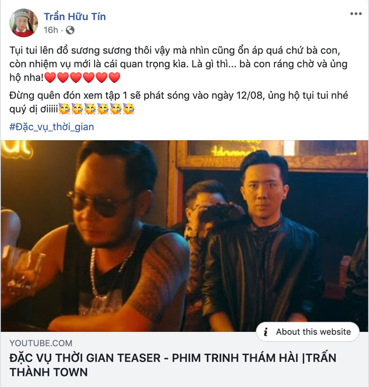 Trấn Thành tái xuất với web drama mới hứa hẹn 'phá đảo' top trending - 6 Trấn Thành tái xuất với web drama mới hứa hẹn 'phá đảo' top trending - 6