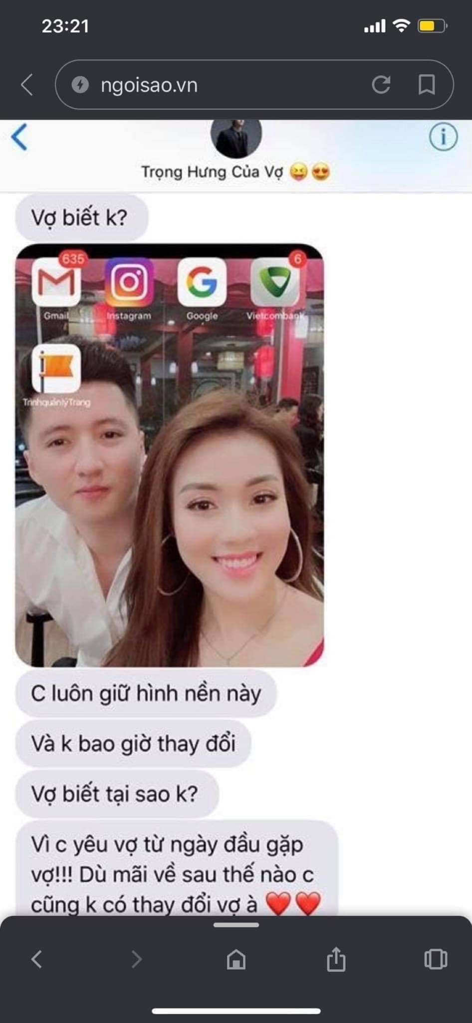 Tin nhắn riêng của chồng Âu Hà My: Khi còn yêu thì 'ngọt sâu răng', lúc cạn tình thì 'bạc bẽo' đáng sợ - 7 Tin nhắn riêng của chồng Âu Hà My: Khi còn yêu thì 'ngọt sâu răng', lúc cạn tình thì 'bạc bẽo' đáng sợ - 7