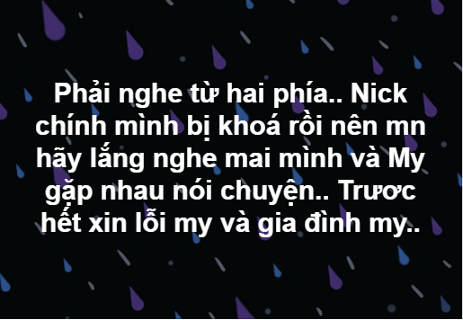 Lộ diện tài khoản FB tự nhận là 'tiểu tam' cặp kè với chồng Âu Hà My lên tiếng thanh minh sau lùm xùm bị bắt ghen tại nhà - 3 Lộ diện tài khoản FB tự nhận là 'tiểu tam' cặp kè với chồng Âu Hà My lên tiếng thanh minh sau lùm xùm bị bắt ghen tại nhà - 3