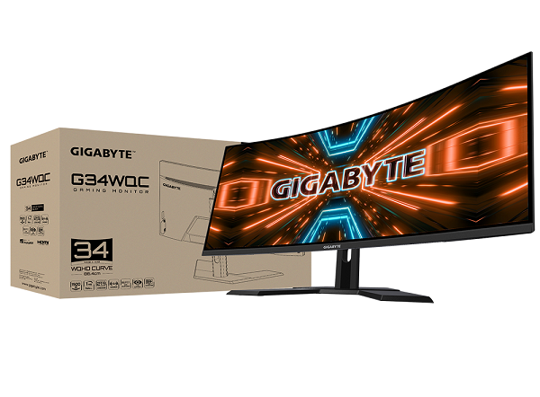 GIGABYTE trình làng màn hình chơi game siêu rộng 34-inch, nàn hình cong 1500R - 1 GIGABYTE trình làng màn hình chơi game siêu rộng 34-inch, nàn hình cong 1500R - 1