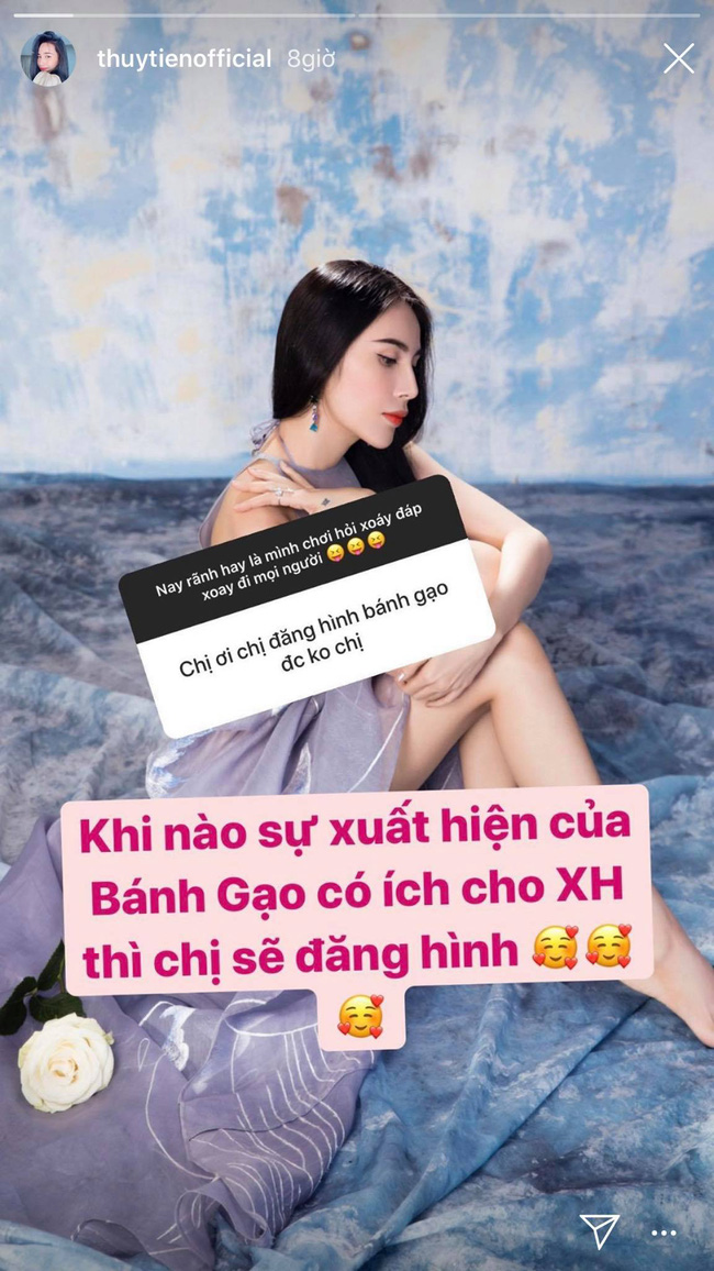Thủy Tiên tiết lộ thời điểm công khai gương mặt con gái Thủy Tiên tiết lộ thời điểm công khai gương mặt con gái