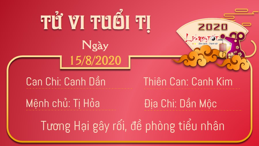 Tử vi thứ 7 ngày 15/08/2020 của 12 con giáp: Dậu mất tiền, Dần có lộc - 5 Tử vi thứ 7 ngày 15/08/2020 của 12 con giáp: Dậu mất tiền, Dần có lộc - 5