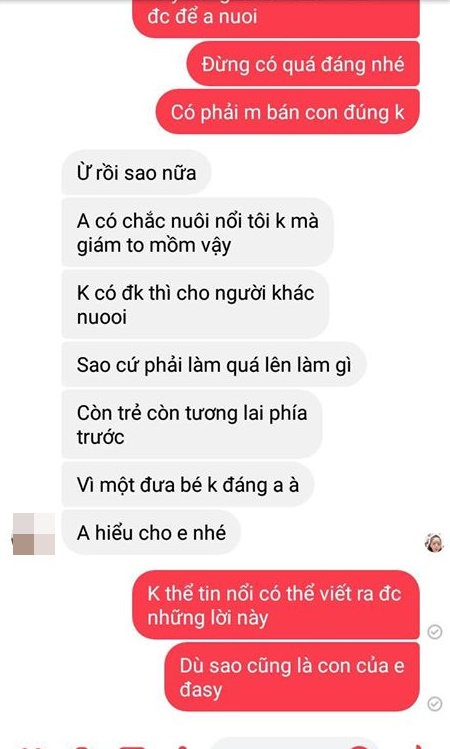 Vừa sinh con mấy ngày đã đem cho người khác nuôi vì 'không muốn lập gia đình sớm', cô gái bị bạn trai lên án 'quỷ đội lốt người' nhưng ẩn tình đằng sau khiến mọi người phải suy ngẫm - 2 Vừa sinh con mấy ngày đã đem cho người khác nuôi vì 'không muốn lập gia đình sớm', cô gái bị bạn trai lên án 'quỷ đội lốt người' nhưng ẩn tình đằng sau khiến mọi người phải suy ngẫm - 2