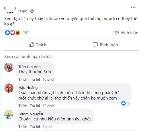 Tình yêu và tham vọng tập 51: Biên kịch 'dìm hàng' không lối thoát, Linh lại bị khán giả đồng loạt 'ném đá' vì 'vô duyên', 'hám trai' - 7 Tình yêu và tham vọng tập 51: Biên kịch 'dìm hàng' không lối thoát, Linh lại bị khán giả đồng loạt 'ném đá' vì 'vô duyên', 'hám trai' - 7